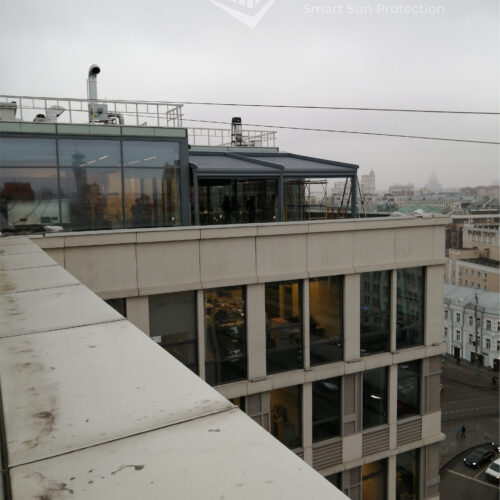 Фотографии zip систем и led подсветкой в бизнес центре «Wall Street» г.Москва, ул.Валовая, д.35 .